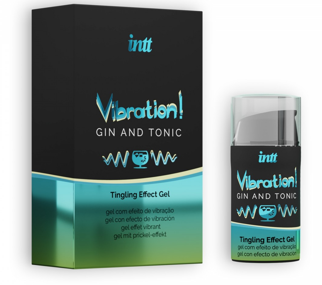 VIBRATEUR LIQUIDE INTT GIN AND TONIC 15 ML
