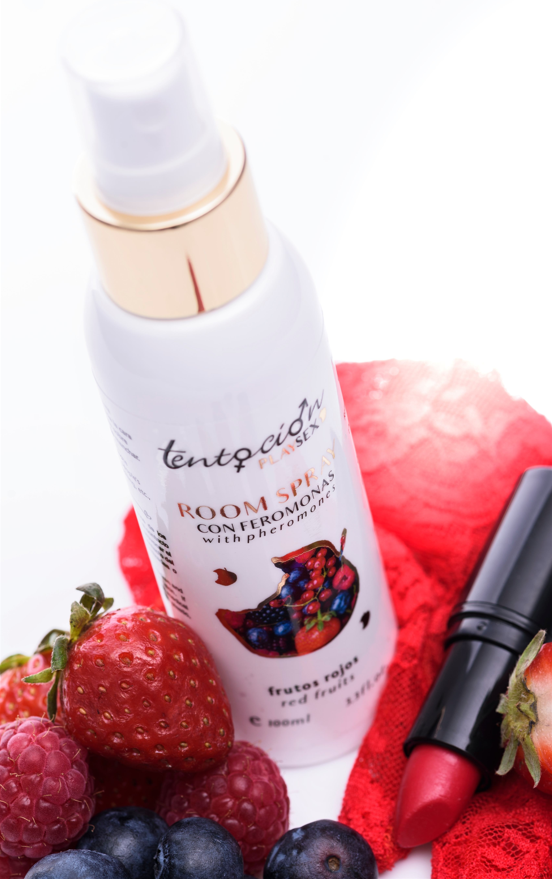 SPRAY D'AMBIANCE AUX PHEROMONES FRUITS ROUGES 100ML