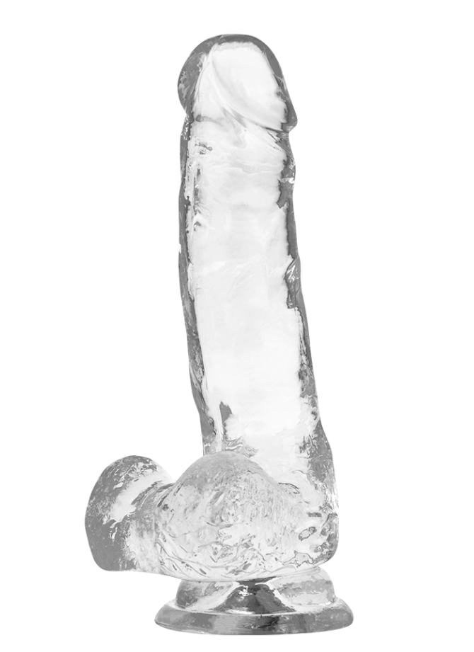 GODES XRAY CLEAR COCK WITH BALLS 18.5CM X 3.8CM