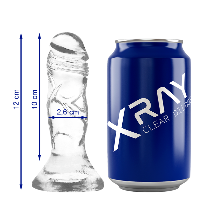 GODES XRAY CLEAR COCK 12CM X 2.6CM