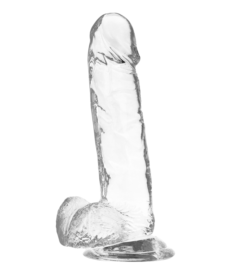 GODES XRAY CLEAR COCK WITH BALLS 20CM X 4.5CM