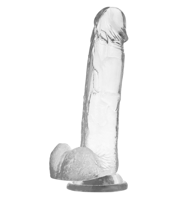 XRAY CLEAR COCK WITH BALLS 22CM X 4.6CM