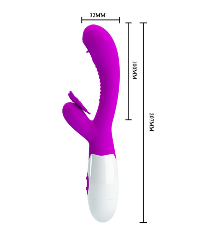 vibromasseur MOTH LÉCHANT ET VIBRANT - VIOLET