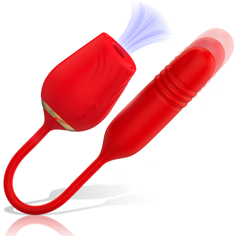 vibromasseur DOUBLE PLAISIR SUCCI N + HAUT ET BAS