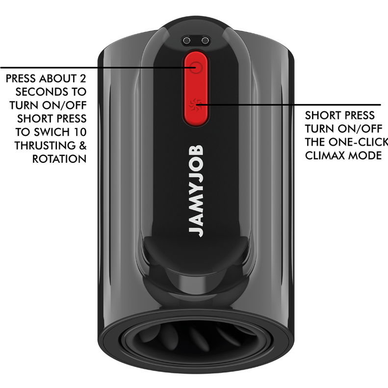MASTURBATEUR VORTEX ET ROTATION TECH TURBO MODE