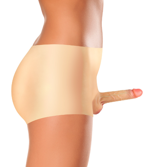 Culotte avec gode réaliste plein S/M