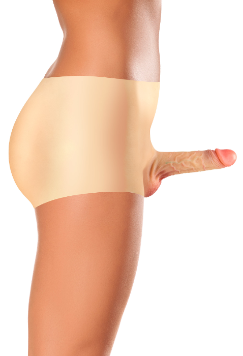 Culotte avec gode réaliste plein taille L/XL