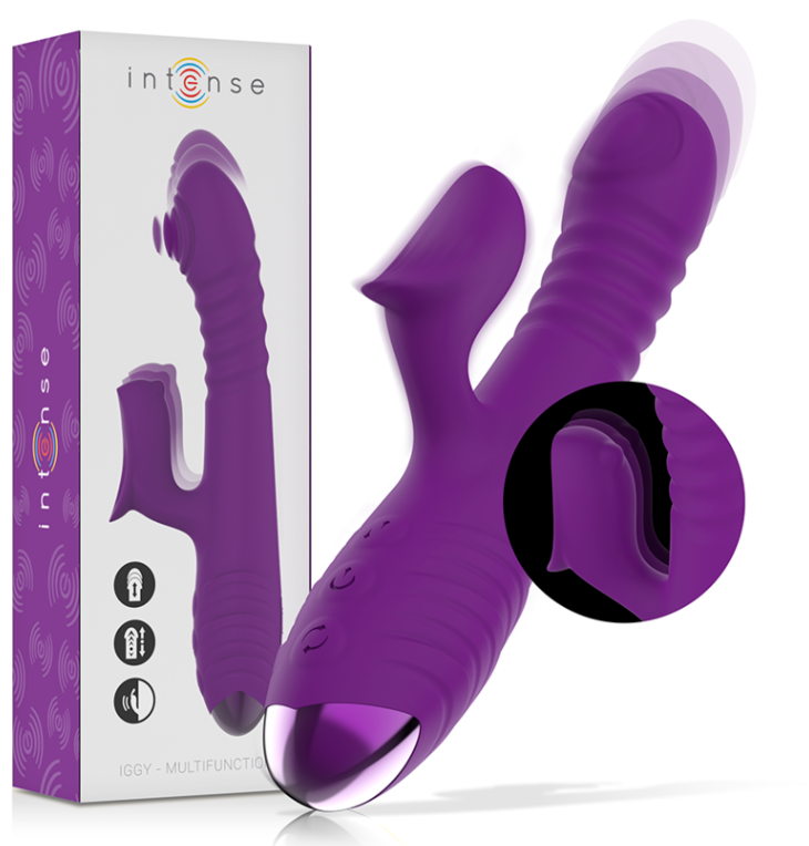Vibrateur rechargeable multifonctions Iggy up