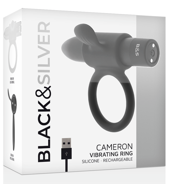 anneau pénis RECHARGEABLE CAMERON NOIR