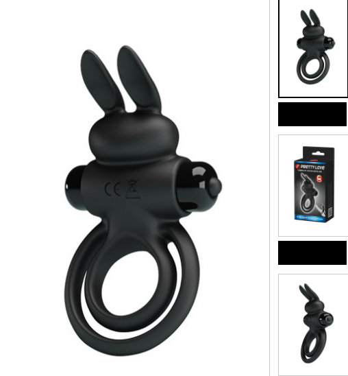 Double cockring vibrant rabbit OSMOND
