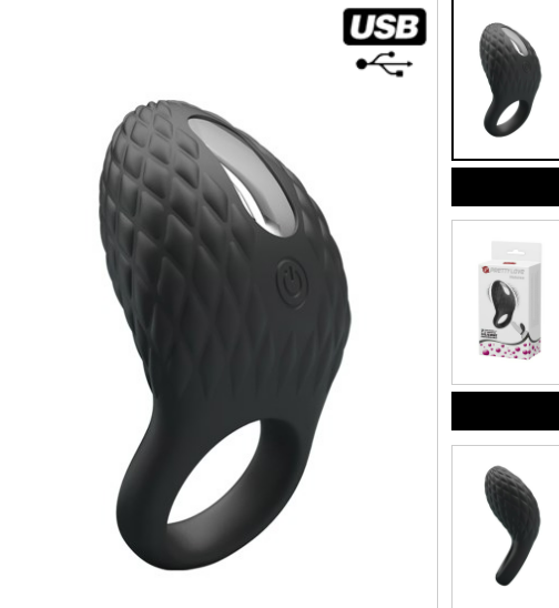 Cockring USB 7 vitesses Heloise Pretty Love