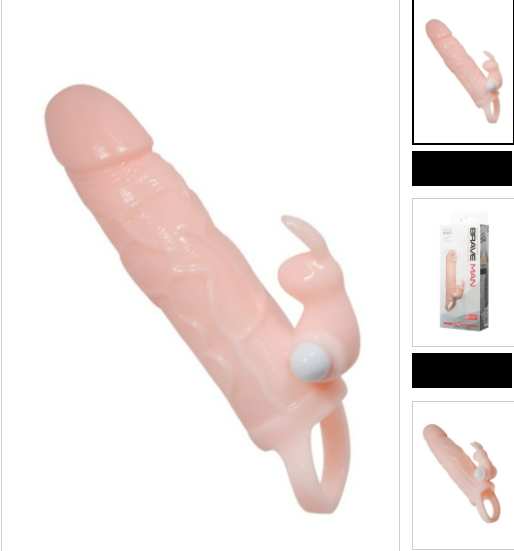 Gaine pénis vibrante rabbit chair Brave Man Baile