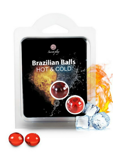 lubrifiant set 2 HOT & COLD EFFECT BRAZILIAN