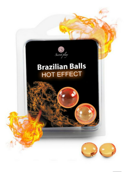 lubrifiant set 2 HOT EFECT BRAZILIAN BALLS