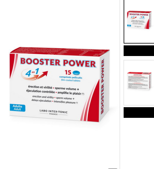 Aphrodisiaque Booster Power 15 Labo Intex-Tonic