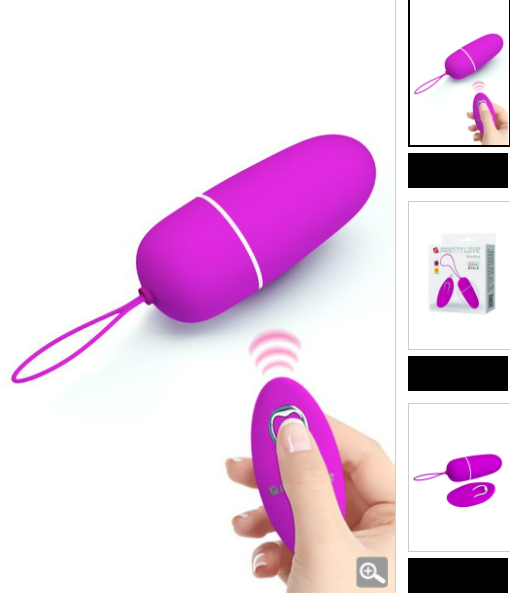 Oeuf vibrant puissant Pretty Love Bradley Fuchsia