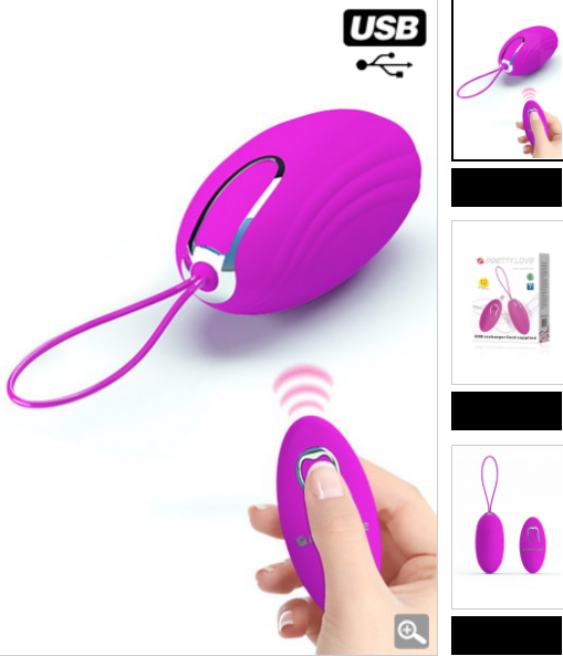 Oeuf vibrant USB Pretty Love Jacqueline