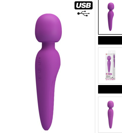 Vibromasseur wand USB Meredith Pretty Love