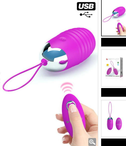 Oeuf vibrant  Pretty Love Jessica