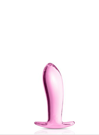 Plug anal verre Glossy Toys 20 Pink