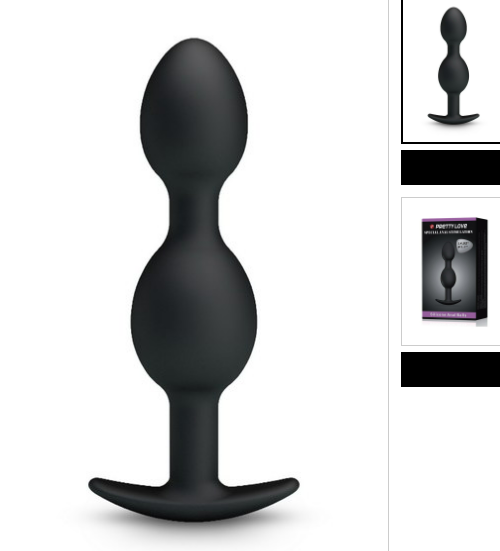 Plug avec billes Pretty Love Special Anal 4.92P