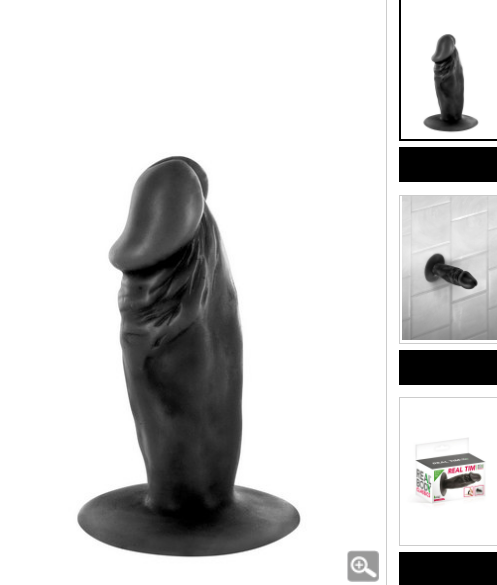 Plug anal réaliste black avec gland Real Body Tim