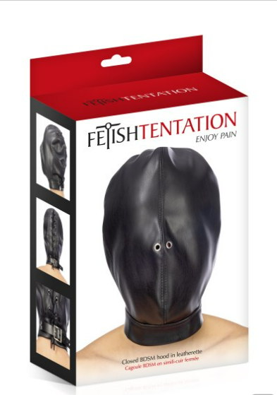 Cagoule sangle et lacet Fetish Tentation