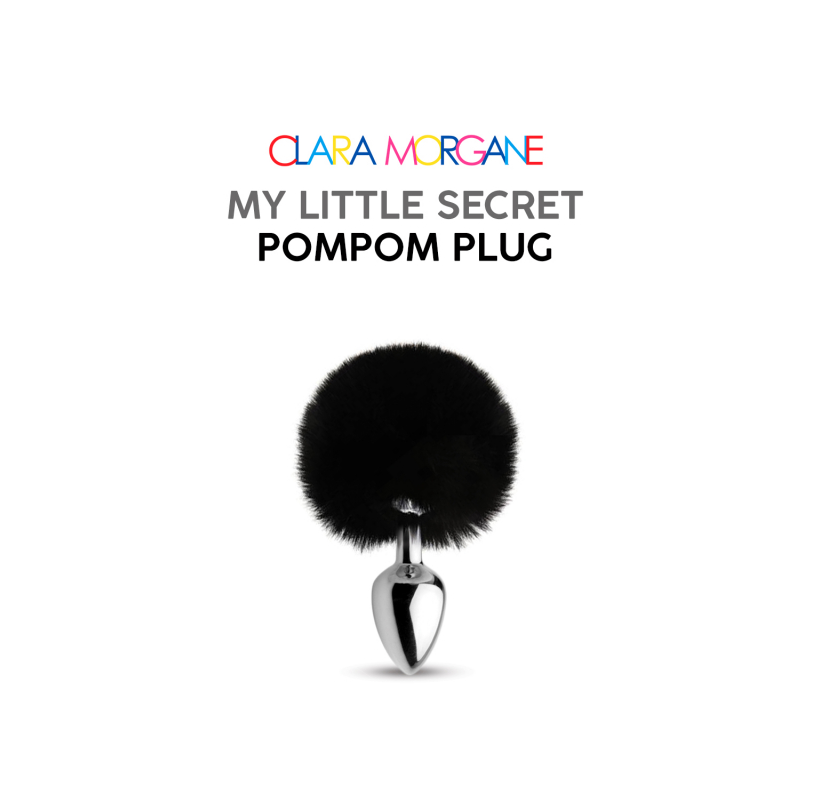 Plug pompon My Little Secret Clara Morgane — rouge