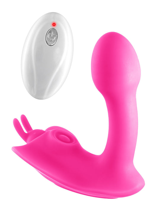 Vibromasseur 3-en-1 Butterfly pour culotte