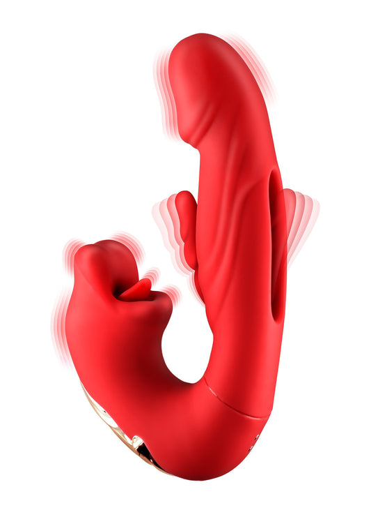 Vibromasseur rabbit 3-en-1 , Kissy