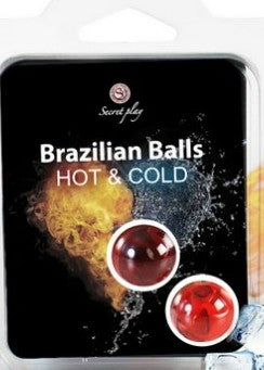 lubrifiant set 2 HOT & COLD EFFECT BRAZILIAN — gros plan