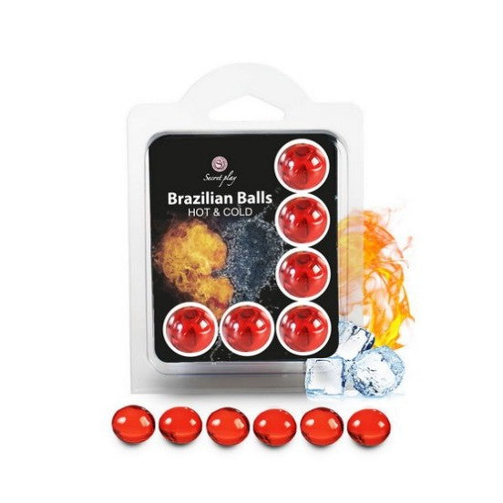 lubrifiant 6 HOT&COLD BRAZILIAN BALLS — packshot