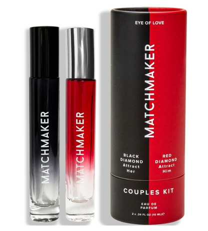 Coffret couple parfums aux phéromones Eye of Love — 2 × 10 ml