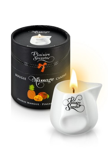 Bougie de massage ananas-mangue 80 ml