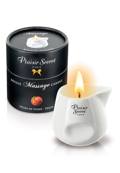 Bougie de massage pêche 80 ml