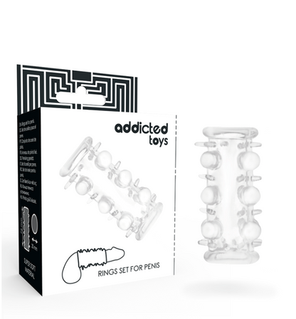 Set d'anneaux texturés Addicted Toys