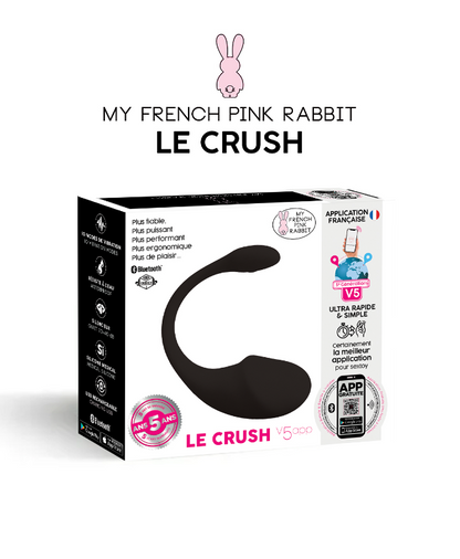 Œuf vibrant connecté Le Crush — noir