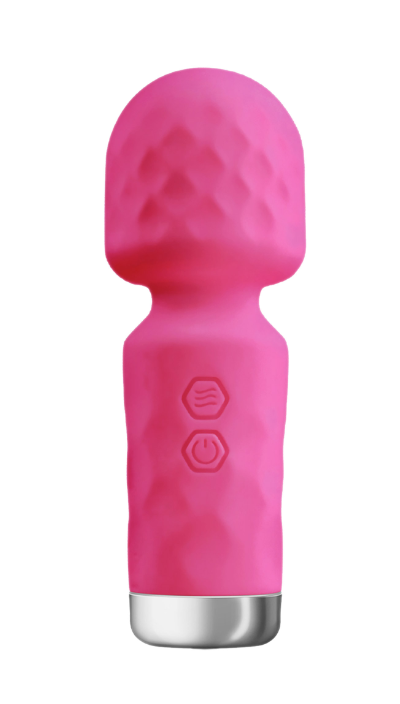 Mini wand en silicone — rose