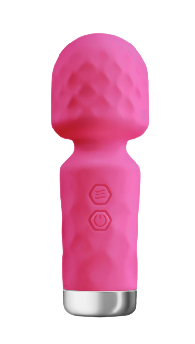 vibromasseur en silicone rose Wand, mini