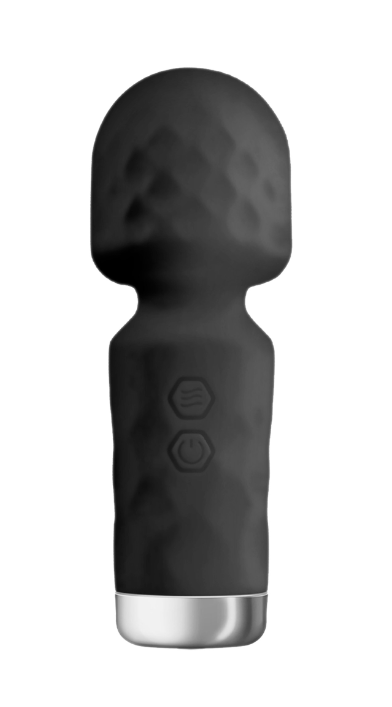 Vibromasseur en silicone noir Wand, mini