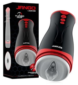 MASTURBATEUR COMPRESSION ET VIBRATION JANGO