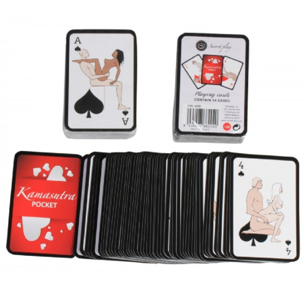 CARTES À JOUER KAMASUTRA DE POCHE (ES/EN/PT/IT/FR/DE)