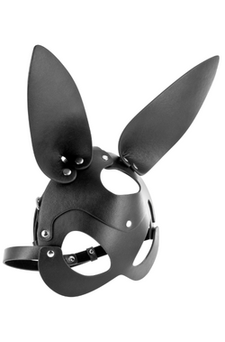 Masque Bunny ajustable aspect cuir