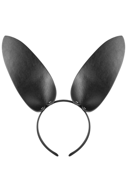 Serre-tête oreilles de lapin aspect cuir