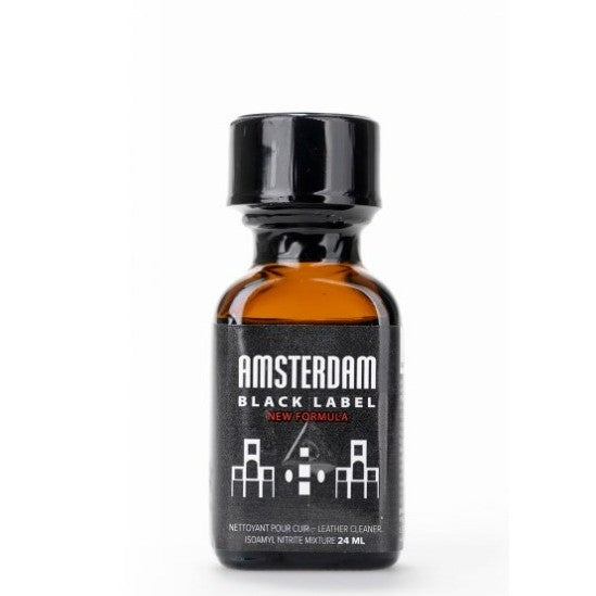 poppers AMSTERDAM BLACK LABEL 24 ML — packshot