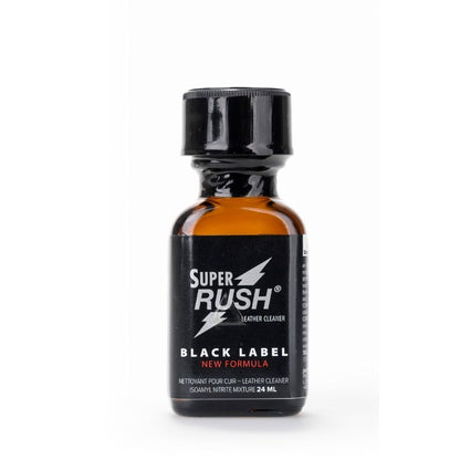 poppers Super rush black label 24 ml — packshot