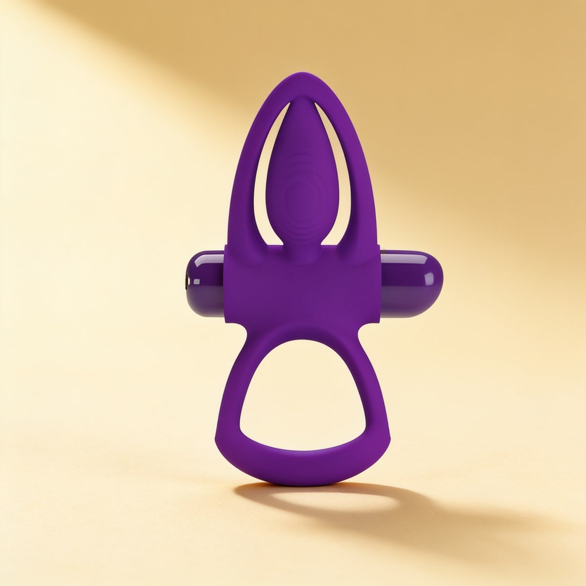 Anneau vibrant 10 vibrations — silicone violet — packshot
