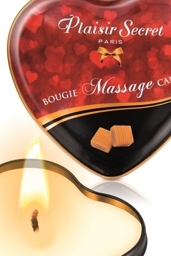 BOUGIE DE MASSAGE 35ML CARAMEL — gros plan