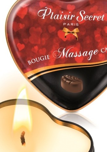 BOUGIE DE MASSAGE 35ML CHOCOLAT — gros plan