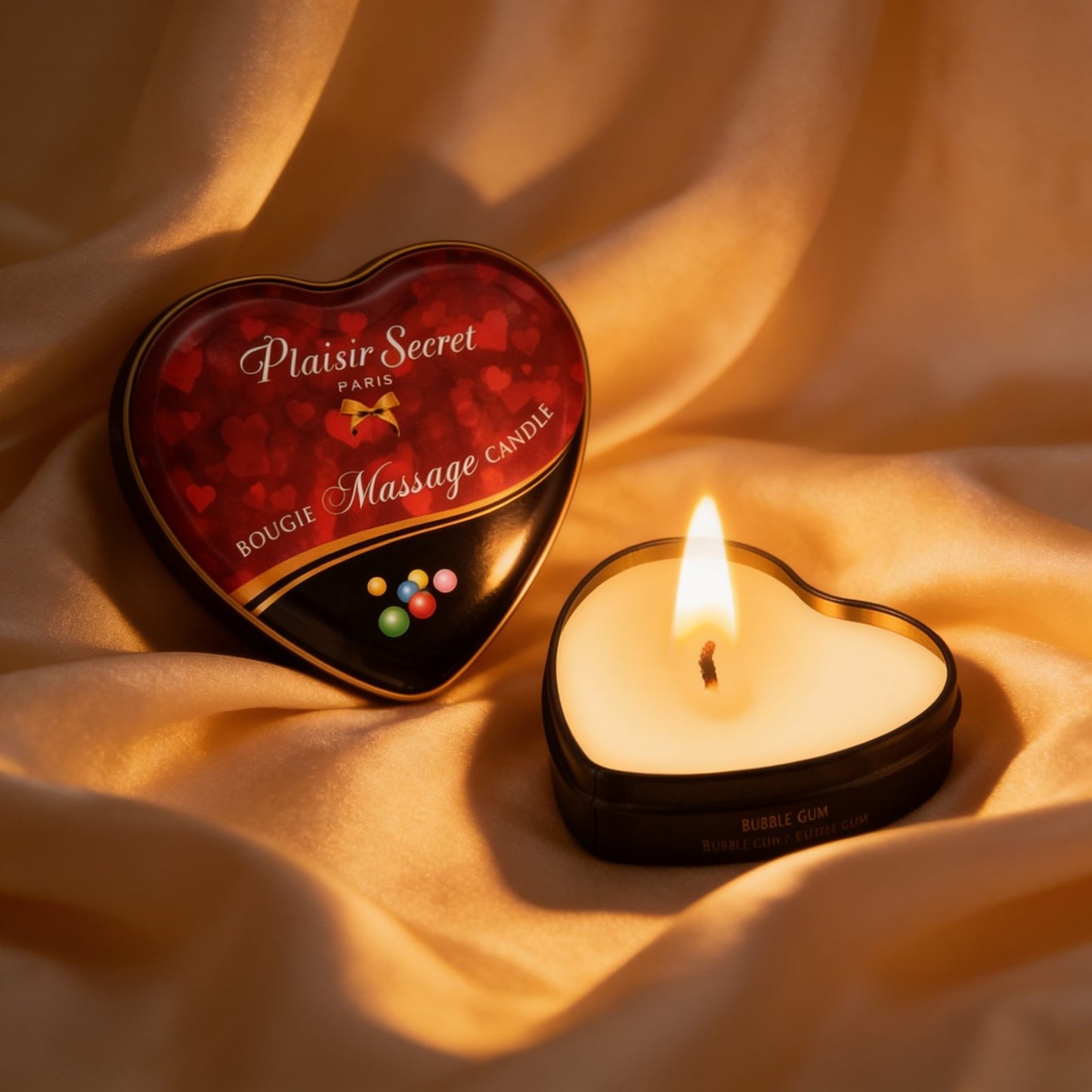 BOUGIE DE MASSAGE 35ML GOMME — mise en situation